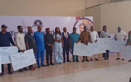 PICTORIALS FROM 3RD BATCH AWARD OF GRANTS PRESENTATION ORGANISED BY THE CROSS RIVER STATE TOURISM BUREAU UNDER PRINCE OJOI EKPENYONG AS MANAGING DIRECTOR.