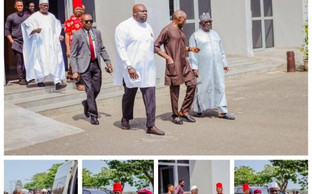ASUQUO EKPENYONG, 20 OTHER SENATORS PAY HOME TO OBONG OF CALABAR