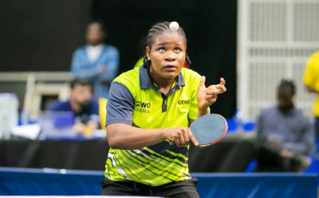 CANAAN TABLE TENNIS CLUB STAR HOPE UDOAKA EMERGES NATIONAL CHAMPION
