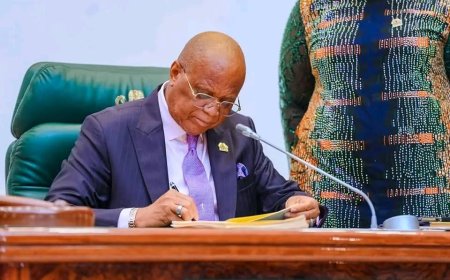 A'IBOM GOVERNOR SIGNS N955B 2025 BUDGET INTO LAW