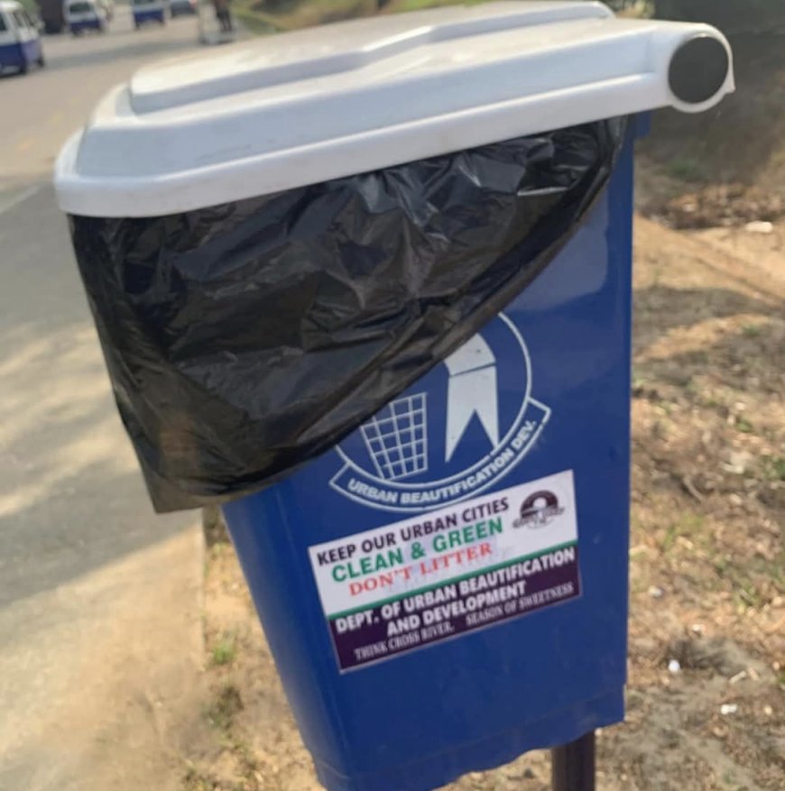 CRS Government Distributes Waste Bins Across Calabar