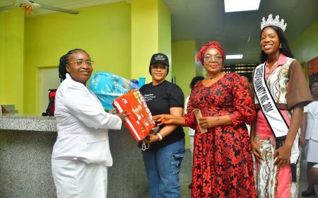 HUMMANITY: 2024/2025 Queen of Humanity,Glory Ephriam,  Embark on Humanitarian Visit to UCTH