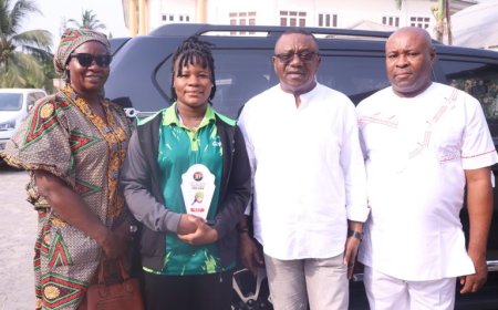 Canaan Table Tennis Club Star, Hope Udoaka, Bags MVP Award