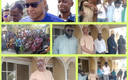 CROSS RIVER STATE DEPUTY GOVERNOR RECEIVES PDP DEFECTORS  IN OGOJA