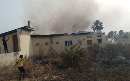 BREAKING: Barely a Week After, Another Fire Outbreak Guts Another Public Facility in Ogoja