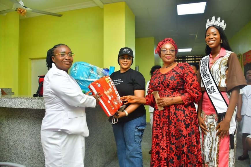 HUMMANITY: 2024/2025 Queen of Humanity,Glory Ephriam, Embark on Humanitarian Visit to UCTH