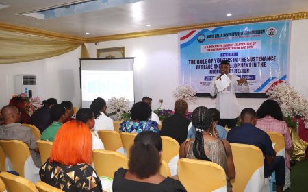 NDDC Holds Summit on Youths Role in Sustaining Peace and Development in Niger Delta Region