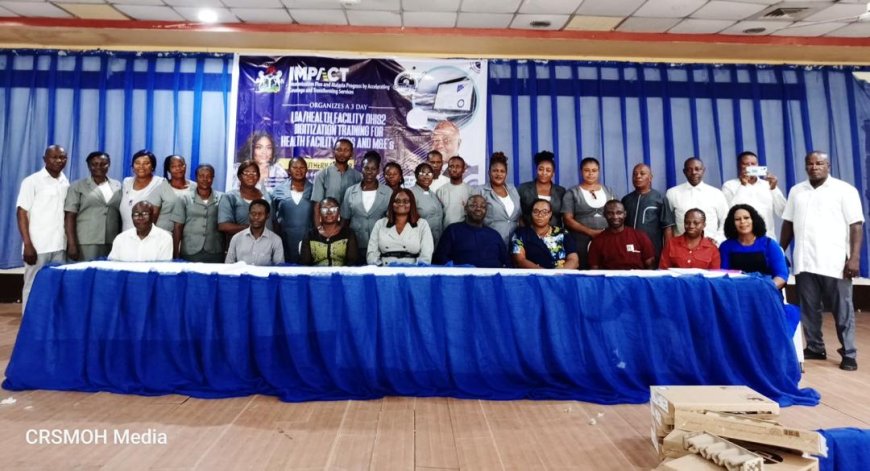 Health Information Digitization: C’River IMPACT Project Trains Health Workers, Donates 196 Laptops to PHCs