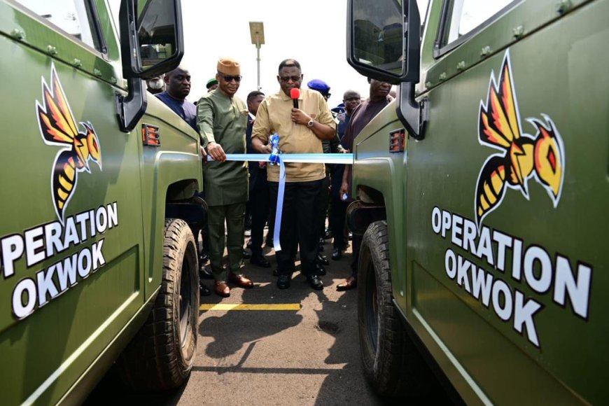 C’River Gov't Inaugurates New Security Outfits, Distributes 30 Vehicles