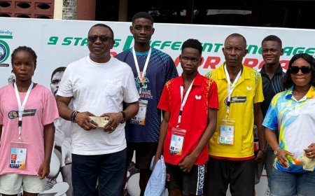 Canaan Table Tennis Club Powers Cross River’s Dominance at Niger Delta Youth Sports Festival