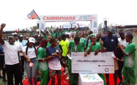 Niger Delta Youths Sports Festival Ends with Cross River State Finishing Bottom of Medals Table