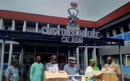 Customs Intercepts Controlled Drugs Worth Over ₦18 Million  at Mfum Border, Hands Over to NDLEA in C'River