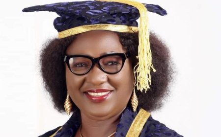 BEHOLD THE GOLDEN VICE CHANCELLOR, PROF. FLORENCE BANKU OBI