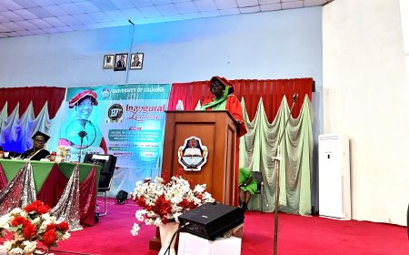 UNICAL’s 137th Inaugural Lecture: Prof. Ohen Advocates Market Reforms for Sustainable Food Systems