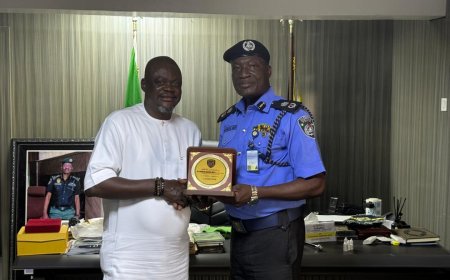 Nigeria Police Confers Akamkpa Council Chairman  With Strategic Security Award