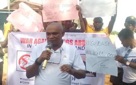 Akparabong Community Declares War On Drug Abuse, Says No More Grave For Our Youths