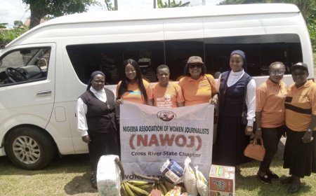 C' River NAWOJ Celebrates Easter With Home for the Aged in Calabar