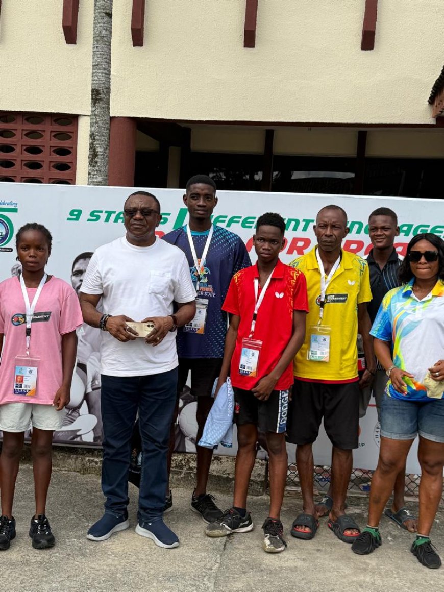 Canaan Table Tennis Club Powers Cross River’s Dominance at Niger Delta Youth Sports Festival