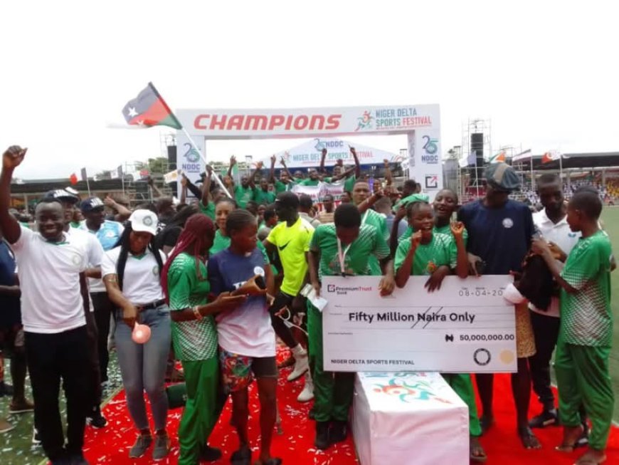 Niger Delta Youths Sports Festival Ends with Cross River State Finishing Bottom of Medals Table