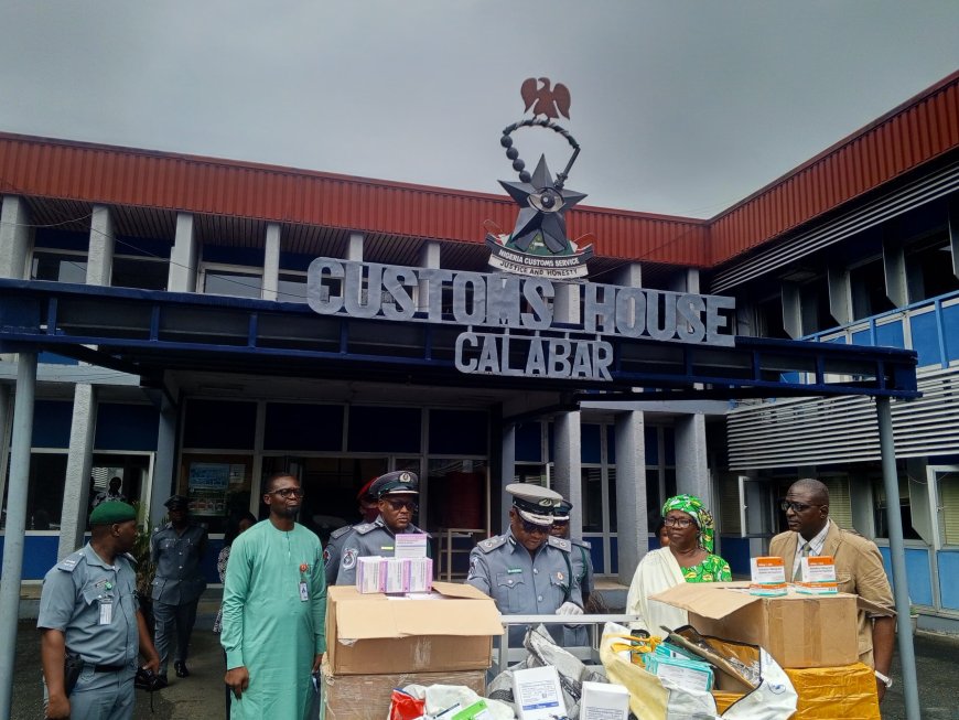 Customs Intercepts Controlled Drugs Worth Over ₦18 Million at Mfum Border, Hands Over to NDLEA in C'River