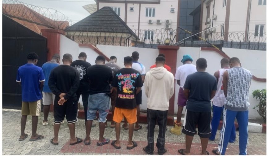 EFCC Arrests 14 Suspected Internet Fraudsters in Uyo 