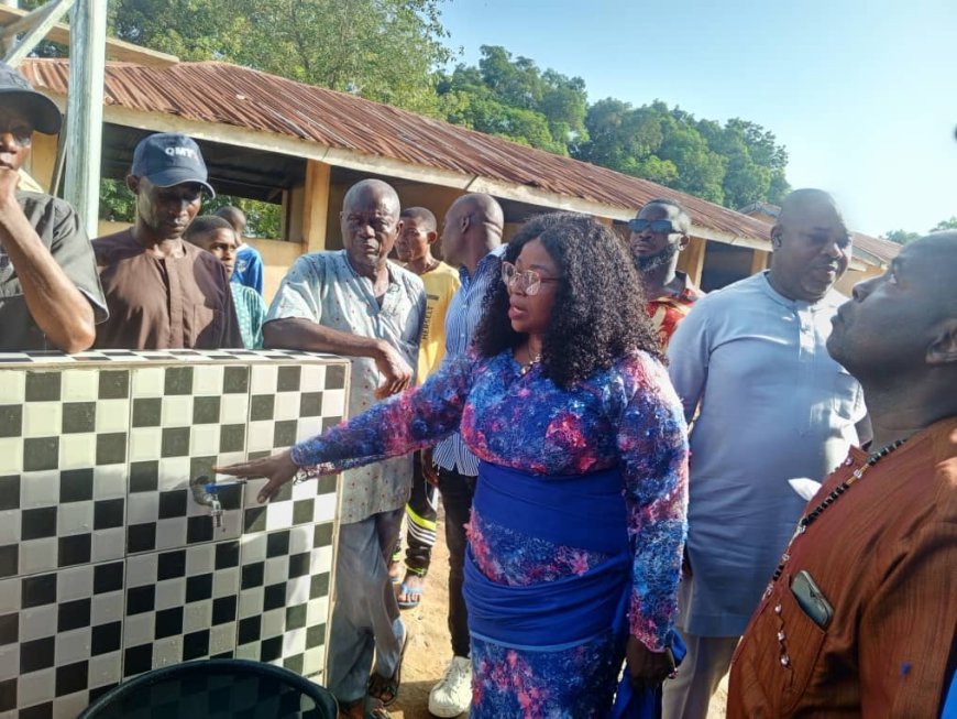 Bekwarra Community Applauds Council Chairman for Providing Solar-Powered Borehole
