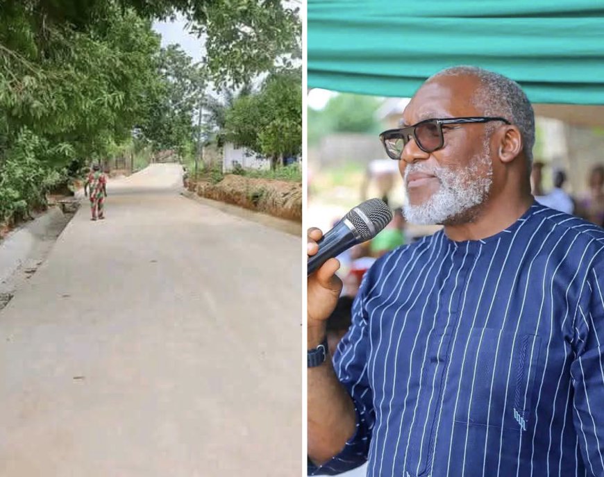 Ebonyi State: Rep Igariwey Inaugurates Amaizu, Uwana Community Roads, Promises More Infrastructural Development