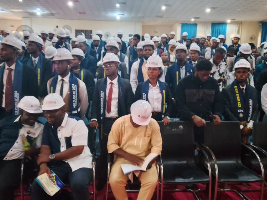 170 UNICAL FIRST SET OF ENGINEERING GRADUATES INDUCTED, TAKE OATH