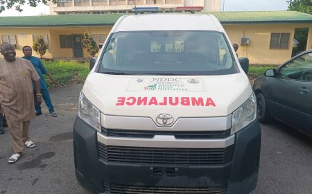 Cross River’s Emergency Healthcare Gets Major Boost as NDDC Donates Ultra-Modern Ambulance