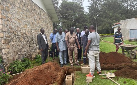 Gov. Otu Lays Foundation Ceremony for Construction Of Obudu Ranch Mini Golf Course House
