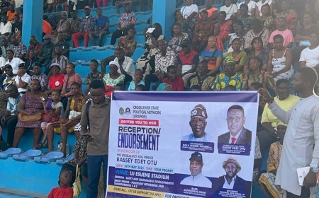 Cross River State Political Network Mobilises Over 15,000 Members For Gov Otu's Endorsment