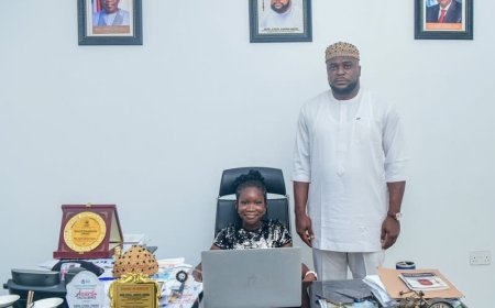 Children's Day: Cyril Omini Honors Young Treasure Ikpi Eyong as One-Day Member of Cross River State House of Assembly