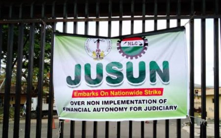 Judiciary Workers to Embark on Nationwide Strike June 2.