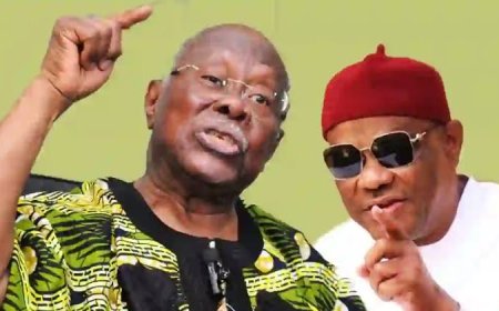 PDP INTERNAL CRISIS: Wike Fires Back at Bode George, Accuses Him of Being Irrelevant, Out of Touch