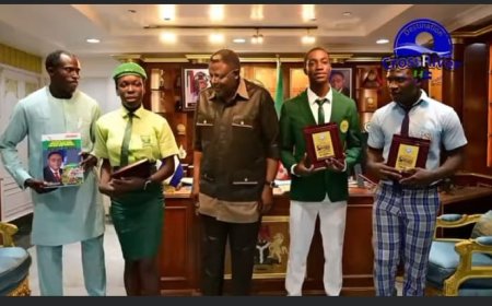 STUDENT FROM OBUDU WINS GOVERNOR OTU'S ESSAY COMPETITION ON LOCAL CONTENT DEVELOPMENT
