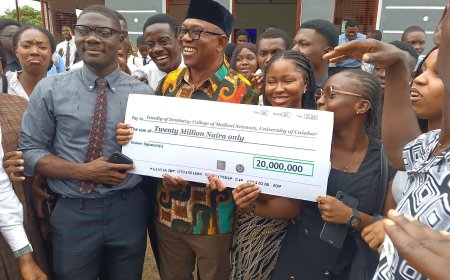Peter Obi Decries Leadership Failure in Education Sector, Donates ₦20m to Boost Unical Dental Faculty