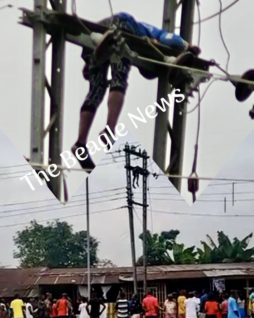 BREAKING: Suspected Electric Cable Vandal Electrocuted in Calabar South