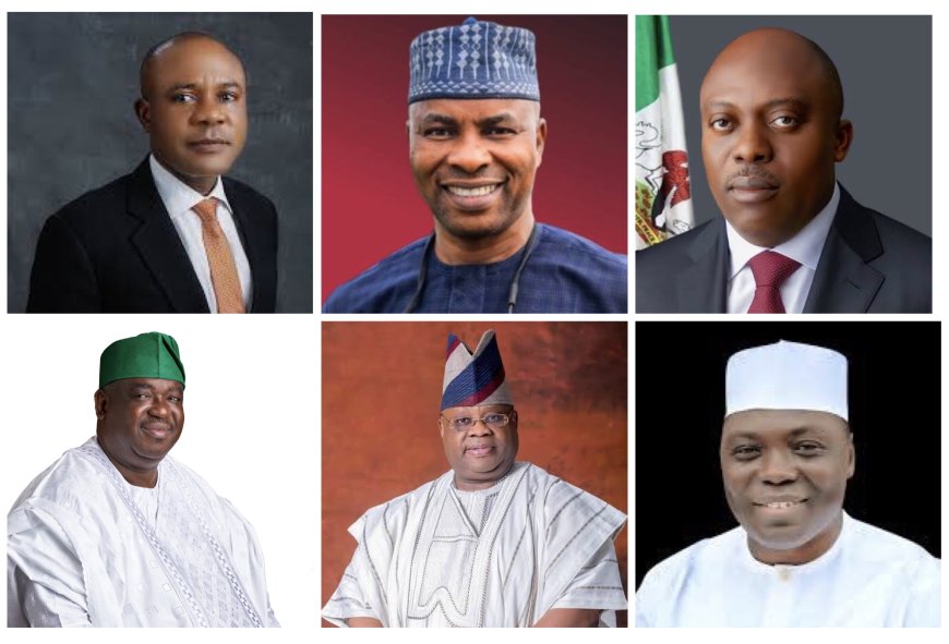 2027: Six First Term Governors At Crossroads As PDP Crisis Deepens