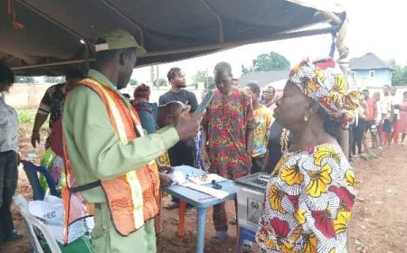 EDO BY-ELECTION:  PDP Agent Beaten By Voters For Refusing To Release Their PVCs .