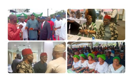 PDP Ibadan Convention: Govs Makinde, Diri, Mba George, Wabara, Egwu, Others  Meet Over Zoning As  Wike's Camp Boycotts