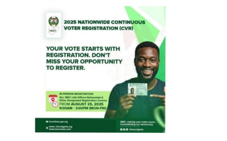 CONTINUOUS 2025 VOTER’S REGISTRATION: YOUR VOTE, YOUR VOICE