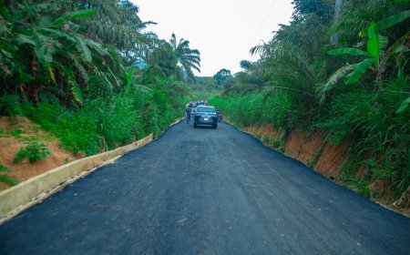 Sen. Jarigbe Breaks Record, Inaugurates First Rural Road Project in Obanliku Community