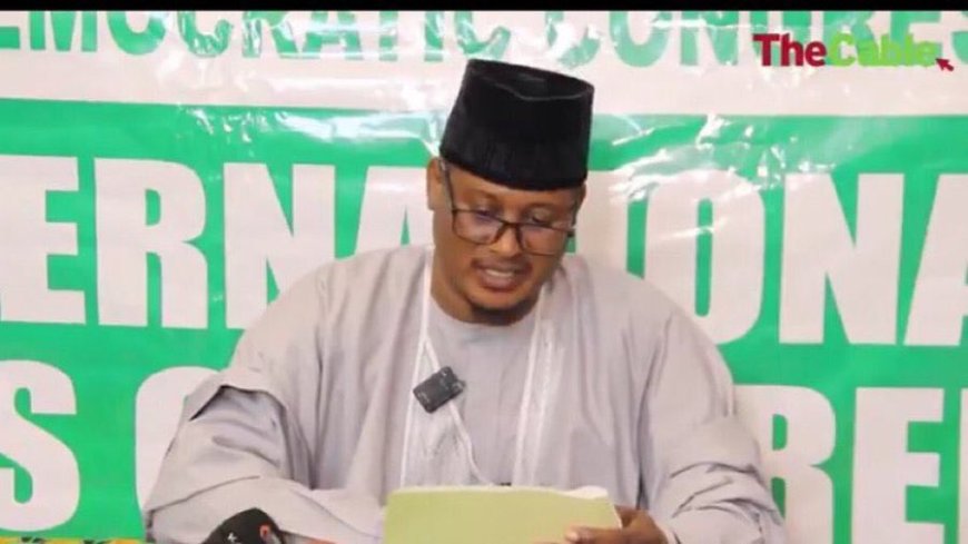 Fresh Crisis Hits ADC as Nafiu Bala Declares Himself National Chairman, Vows Legal Battle