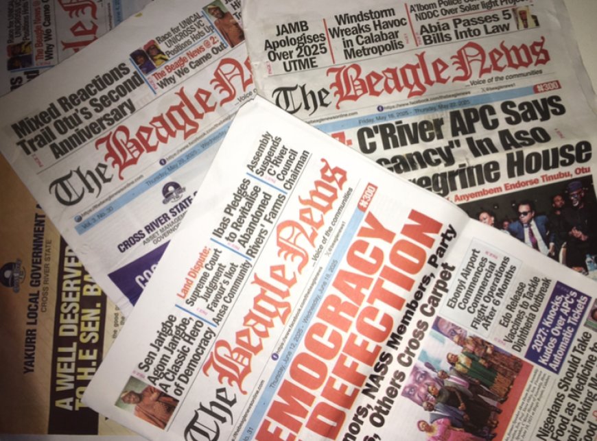 WHILE THE RAIN FALLS, LET YOUR BUSINESS SHINE THROUGH BEAGLE NEWS NEWSPAPER