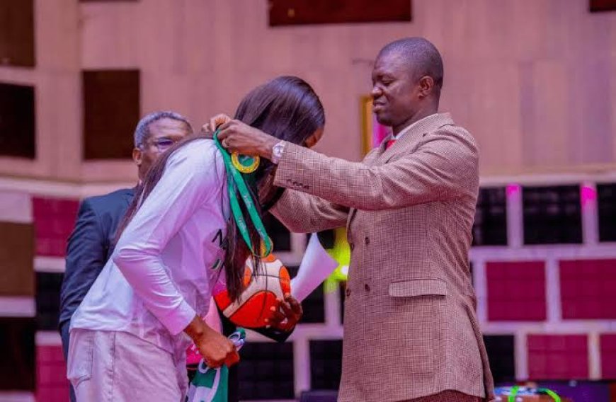 SPORTS: Gov Nwifuru Rewards D'Tigress Star, Blessing Ejiofor, With Duplex, N30m