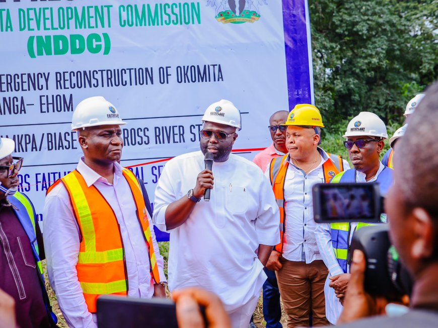 Senate Committee on NDDC Embarks On Oversight Of 32klm Road Reconstruction Works In Akpabuyo, Akamkpa, Biase LGAs