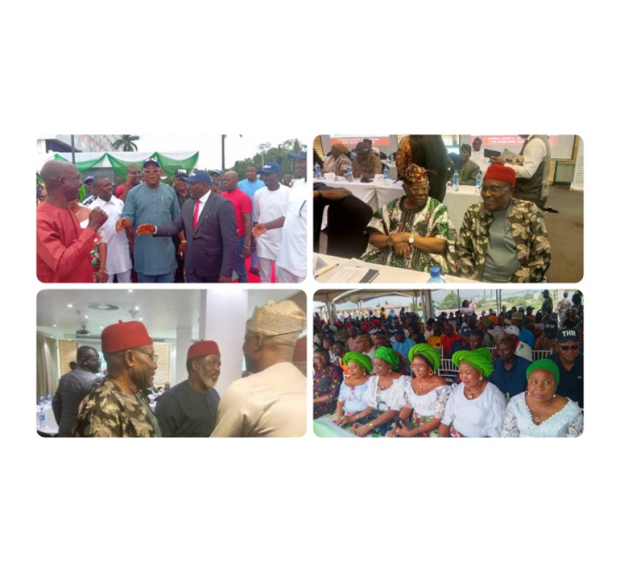 PDP Ibadan Convention: Govs Makinde, Diri, Mba George, Wabara, Egwu, Others  Meet Over Zoning As  Wike's Camp Boycotts