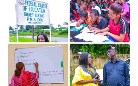 ACADEMIC ACTIVITIES BEGIN AT FEDERAL COLLEGE OF EDUCATION, IDIDEP