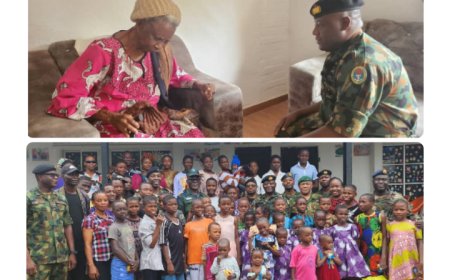 Centenarian Commends Navy Support for Orphanage