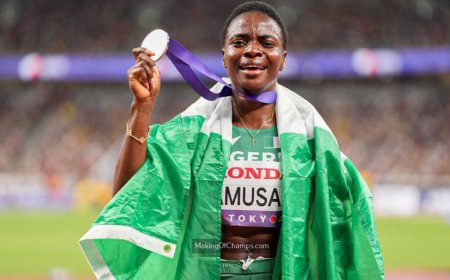 Tobi Amusan Wins Silver Medal in Tokyo Despite Kits Controversy